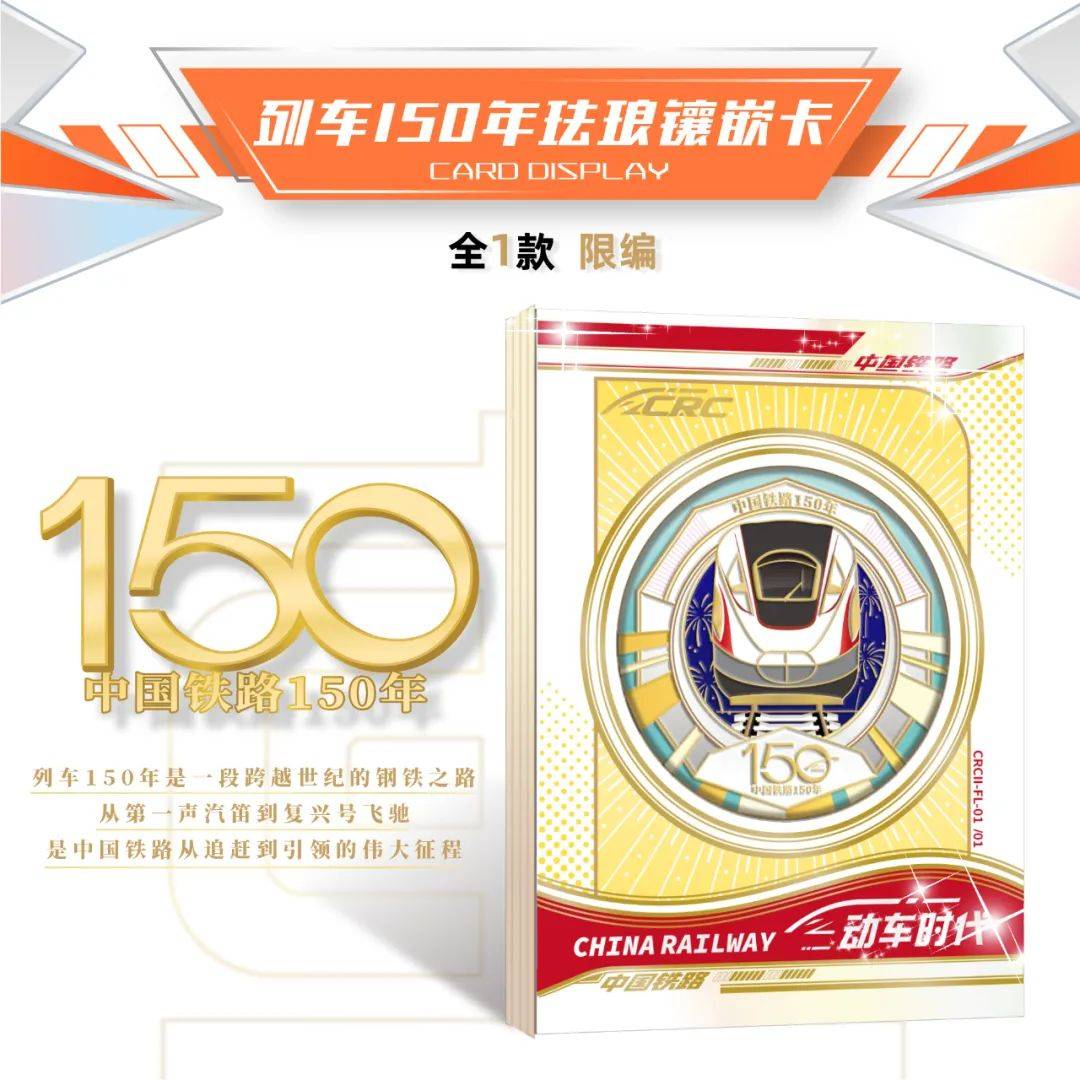 动车时代限量珍藏卡火车迷的宝藏卡牌！CQ9电子游戏新品上市｜中国铁路-(图2)